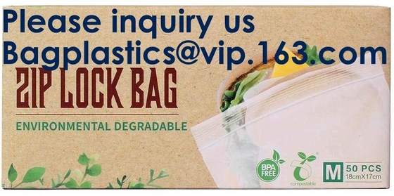 Freezer Sandwich Slider Bags Resealable Reusable, Recyclable, Reclosable, Compostable Biodegradable