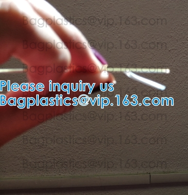 Aluminium Foil Tin Tie Twist Tie Peel And Stick Bag Sealing Coffee Tin Tie Plastic Tin Ties With Adhesive