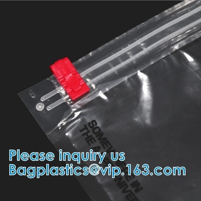 Clothes Clear Slider Zip Lock Zipper Lock Clothing Plastic Zipper Transparent Pe Packaging Bags Pe