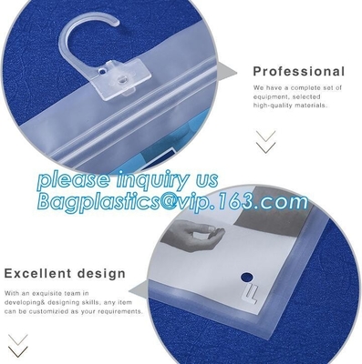 Clothes Clear Slider Zip Lock Zipper Lock Clothing Plastic Zipper Transparent Pe Packaging Bags Pe