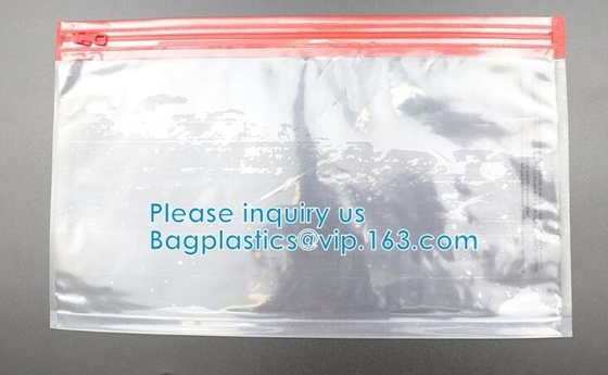 Matte Slider Frosted Plastic Packing Underdress Zipper Bag slider zip zipper bag clothing packing bags