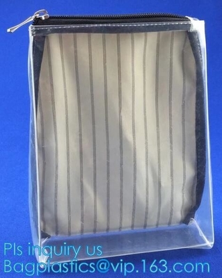 Sock Bag With Zipper Slider, Pvc Eva Hanger Zipper Bag With Plastic Hook For Underwear, Waterproof Pvc Duffel Bag