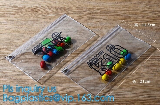 Packaging Poly Bag For Garment/Food /Electronic Products, Toothbrush Zipper PVC Packing Bag, K Plastic Bags Waterp