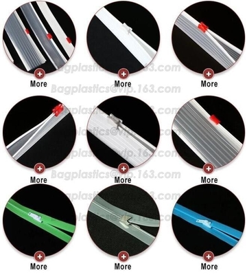 Slider Zipper, Flange Zipper, Press Lock Zipper, Pet Food Bag Zipper, Water Proof Zipper, Easy Tear Zipper,Vacuum Zipper