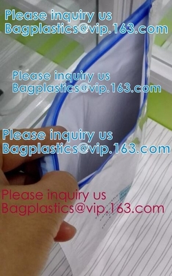 Closure Reusable Waterproof EPE Slider Zipper Bags Foam Zipper Slider Bags Insulation Pack