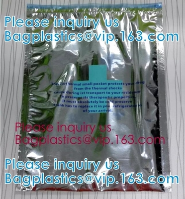 Closure Reusable Waterproof EPE Slider Zipper Bags Foam Zipper Slider Bags Insulation Pack