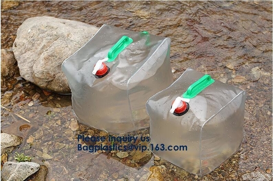 Portable Tank Bag,Drinking Water Bag Water Bags Multicolor Green Portable Food Safety Grade PVC Foldable Water Bags with