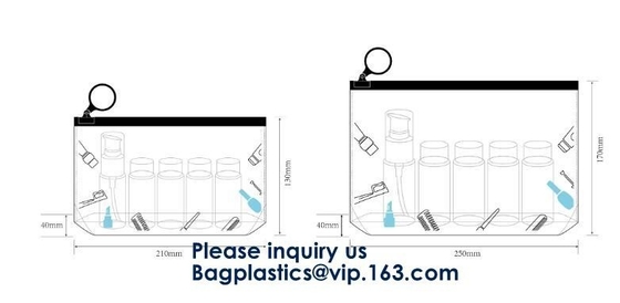 Clear PVC k Bag For Gift Package,OEM Service Transparent Packaging Pvc Slider Frosted Bag,EVA Slider Zipper Bag So
