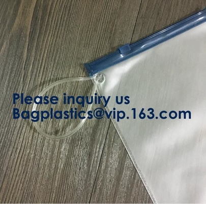 Custom Waterproof Clear PVC Slider k Bubble Cosmetic Bags,Clear PVC PP OPP PE LDPE slider bag,Vinyl Pvc k Ba