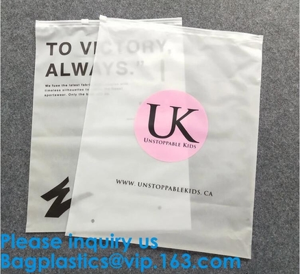 Standup Cosmetics Packaging PVC Slider Bag,Transparent PVC Slider k Bags For Cosmetic Packing, Pouch Slider plasti