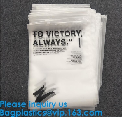 Standup Cosmetics Packaging PVC Slider Bag,Transparent PVC Slider k Bags For Cosmetic Packing, Pouch Slider plasti