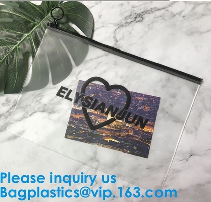 Frosted k Bag EVA PVC Hanger Bag For Clothes Frost Drawstring Bag,Printed LDPE k Bags Slider Zip Lock Plasti