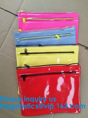Custom Made Clear Plastic Vinyl Pvc A4 File Bag With Slider k,Vinyl PVC Bags With Slider Zipper, BAGEASE, BAGPLAST