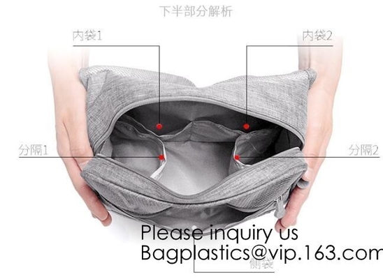 Best-Selling Corporate Promotional Gifts Washable Kraft Paper Travel Cosmetic Bag,Travel Makeup Organizer Women Cosmetic