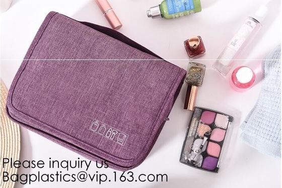 Fashion Waterproof High Quality Multi-Function Travel Makeup Organizer Women Cosmetic Bag,Canvas Women Cosmetic Bag With