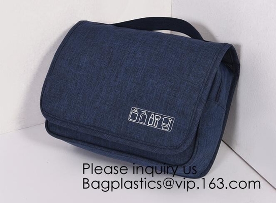 Cotton Canvas Cosmetic Bag Makeup Personalized Plain Blank Canvas Makeup Bag,Toiletry Bag Travel Makeup Bags, bagease