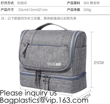 Multifunction Cosmetic Bag ,Portable Travel Waterproof Makeup Pouch,Eco-Friendly Mesh Material Cosmetic Bags Waterproof