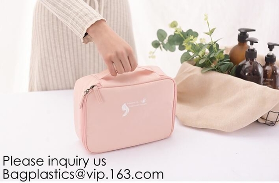 Personalized Portable Bridesmaid Gift Canvas Cosmetic Bag,Washed Canvas Toiletry Cosmetic Bag, Bagease, bagplastics