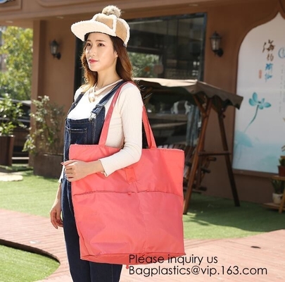 Bags Factory Price Shopper 600D Polyester Tote Bag,Foldable Large Open Polyester Shopper Tote Bag With Full Mesh Body
