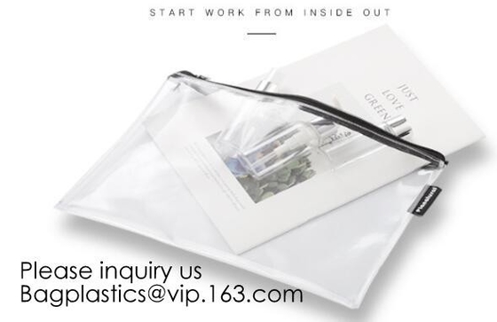 Office Stationery Waterproof Document Slider Pvc Packing Bag,PVC bags, EVA bags, zipper bags, stand up zipper bags