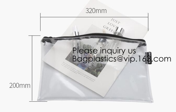 Office Stationery Waterproof Document Slider Pvc Packing Bag,PVC bags, EVA bags, zipper bags, stand up zipper bags