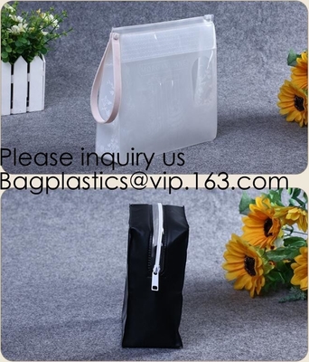 Vinyl Document Newspaper File Pen Zipper Bags,Coin Bag Pvc Slider Zipper Waterproof Pouch Bag, Ecofriendly Non-toxic