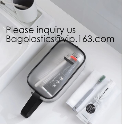 Waterproof Travel Toiletry Organizer Cosmetic Transparent Pvc Bag Women Makeup Organizer Pouches, bagease, bagplastics
