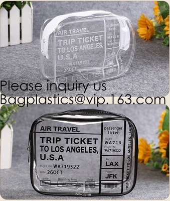 Girls clear PVC hot Cosmetic Bag Travel Cosmetic Makeup Pouch with Zipper and Washable,glitter pvc cosmetic pouch