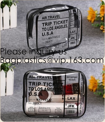 Girls clear PVC hot Cosmetic Bag Travel Cosmetic Makeup Pouch with Zipper and Washable,glitter pvc cosmetic pouch