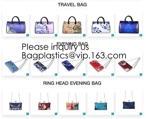 Eco Friendly Coat Canvas Large Travel Cosmetic Bag Brand Set With Bottle,Birds and flowers Makeup Cosmetic Case Custom
