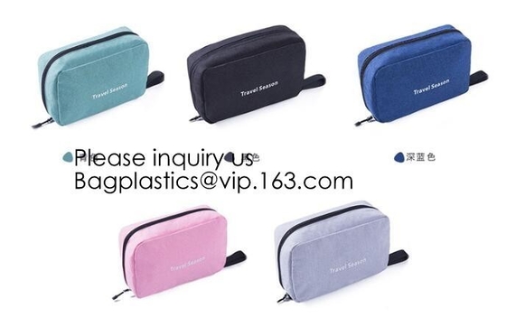Travel Handy Canvas polyester Men Toiletry Bag Travel Makeup Cosmetic Organizer Toiletry Bag,Pouch Canvas Cosmetic Bag