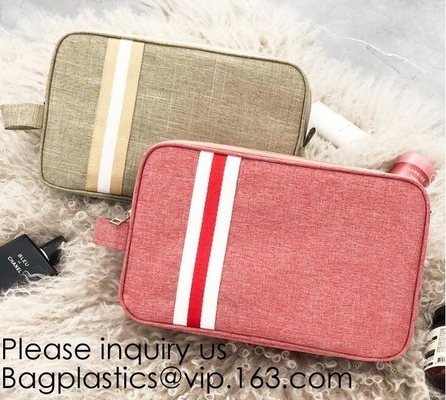 Travel Handy Canvas polyester Men Toiletry Bag Travel Makeup Cosmetic Organizer Toiletry Bag,Pouch Canvas Cosmetic Bag