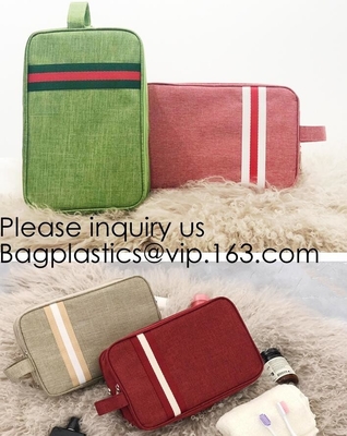 Travel Handy Canvas polyester Men Toiletry Bag Travel Makeup Cosmetic Organizer Toiletry Bag,Pouch Canvas Cosmetic Bag