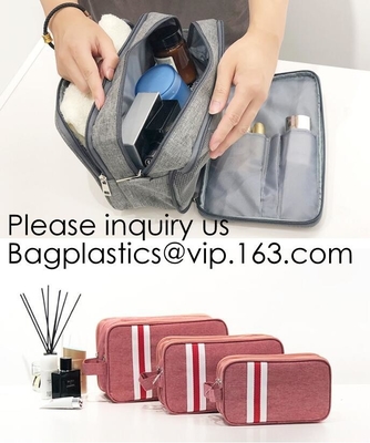 Wholesale Custom Logo Mini Small Blank Black Cotton Canvas Travel Cosmetic Pouch Makeup Bag, bagease, bagplastics pak