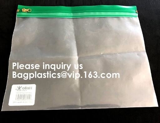 Manufacturer Custom Printing Plastic k Clear A4 A5 File Document Zip Bag Pouch,zipped pouch, spouted pouch, 3 side