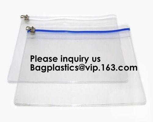 Factory Custom Made Environmental Printing Pvc Eva Pe k Bag File Bag Snap Fastener Bag,A4 k file folder pack