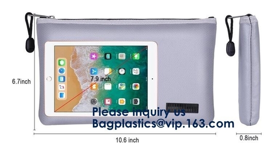 Oem Large Fireproof Cash Pouch Fireproof Bag For Documents Lipo Battery,Safe fireproof document bag,Fiberglass Waterproo