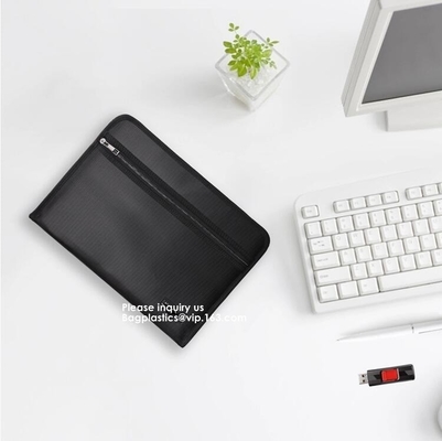 High Quality Fireproof Felt A4 Document File Folder Bag For Office,Fireproof Explosion-proof Lipo battery safe Bag