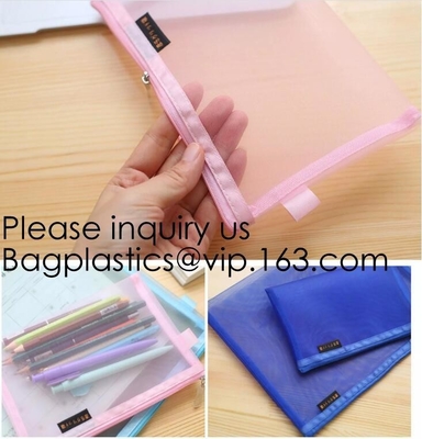 School Multiple Waterproof Zipper Stationery Bag,Accessories Student Stationery Waterproof Pencil Bag, bagease, bagplast
