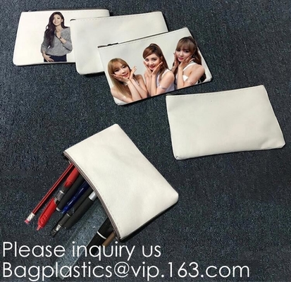 Canvas Pencil Bag Factory Student Creative Canvas Stationery Bag Korean Version Girls'Large Capacity Multilayer Pencil B