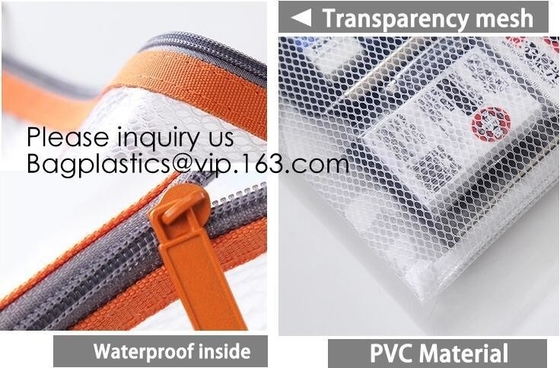 Small fresh transparent frosted pencil bag Simple jelly plastic color matching student pencil case stationery pencil bag