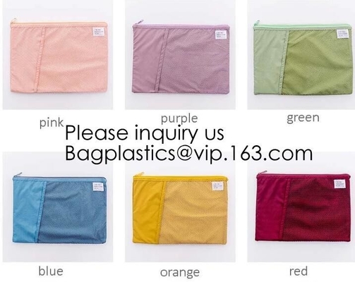 Big Capacity Zipper Pencil Cases with 6 Sides Pen Holder Students Pencil Case with Compartments Stationery Pencil Bags