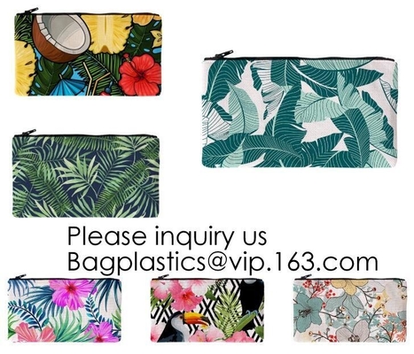 16oz Cotton Canvas Zippered Pouch Stationery Bag With Logo For Office School Travel Promotional Quality China Pencil