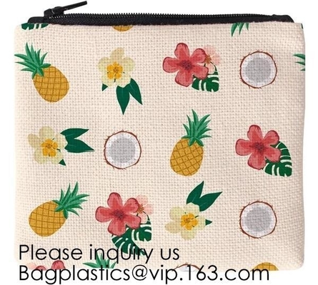 16oz Cotton Canvas Zippered Pouch Stationery Bag With Logo For Office School Travel Promotional Quality China Pencil