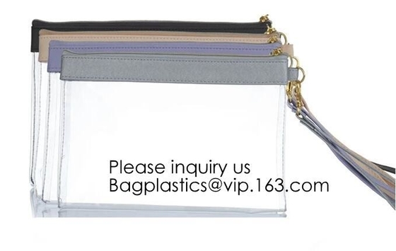 Portable Small Travel Waterproof Transparent EVA Cosmetic/Make up Bag,Eco-friendly Transparent waterproof Eva packaging