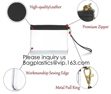 Portable Small Travel Waterproof Transparent EVA Cosmetic/Make up Bag,Eco-friendly Transparent waterproof Eva packaging