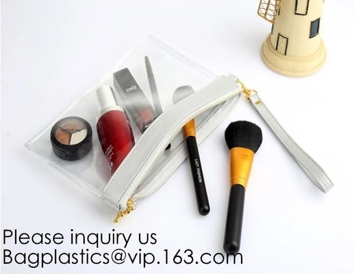 Portable Small Travel Waterproof Transparent EVA Cosmetic/Make up Bag,Eco-friendly Transparent waterproof Eva packaging