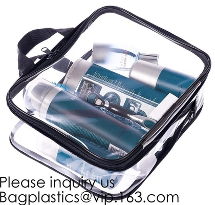 Custom Fashion Clear EVA Storage Bag Waterproof Wash Makeup Bag,Cosmetic Bag With Plastic Zipper Sealig Lock, Bagease