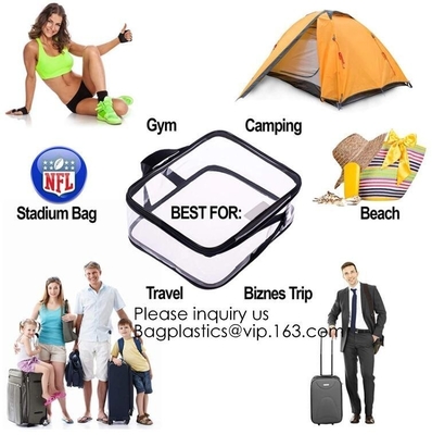 TSA Approved Toiletry Bag - Clear Travel Bag for Men and Women to Carry on your Makeup and Toiletries, bagease, bagplast