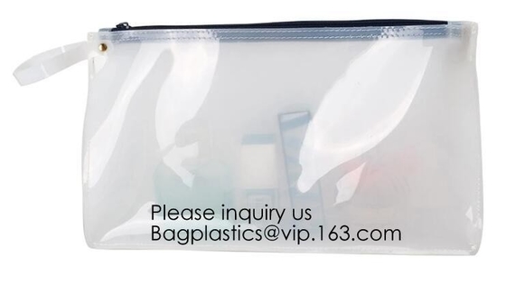 Eco Material EVA Cosmetic Packaging Zipper Bags Made In China,Plastic Bag For Cosmetic/Swimwear/Document Zipper Pouch
